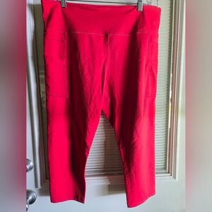 ZYIA Vibrant Red Leggings